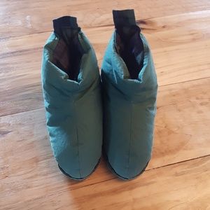 Restoration Hardware Down Duvet Slippers